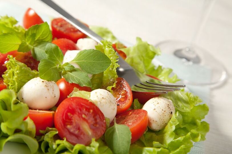 salata od povrća za Dukan dijetu