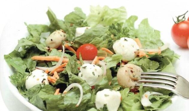 salata od povrća za gastritis
