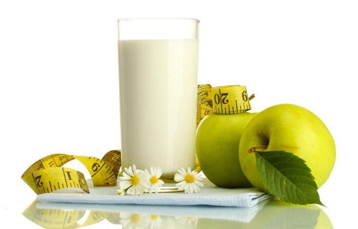 Kefir s jabukama